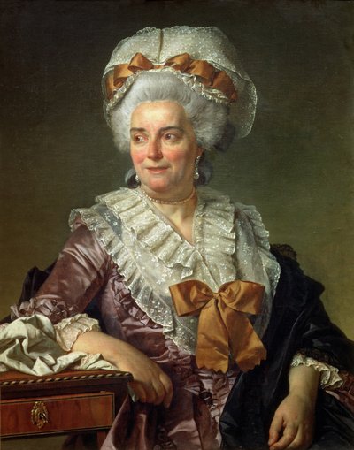 Porträt von Madame Charles-Pierre Pecoul, geb. Potain, Schwiegermutter des Künstlers, 1784 von Jacques Louis David